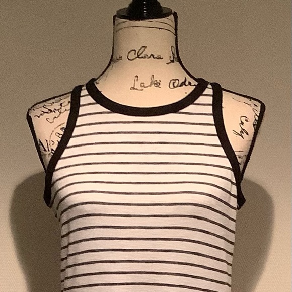 NWT GAP Striped Sleeveless Midi Dress - Picture 10 of 16